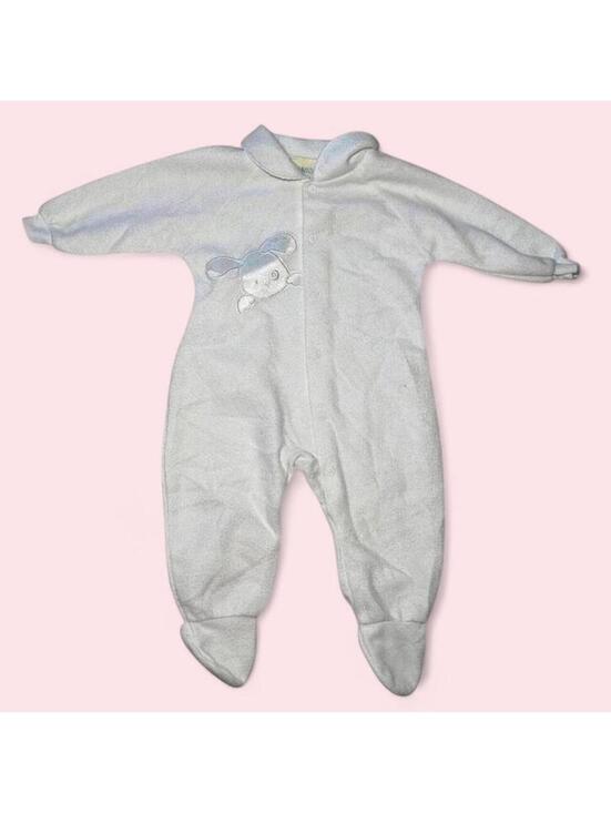 Other - White Vintage 1990s Rascal Baby Onesie Dog Embroidery 18-24 Months
